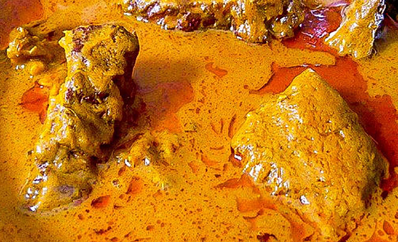 Sauce graine au bœuf et pates de bœuf // poulet fumé