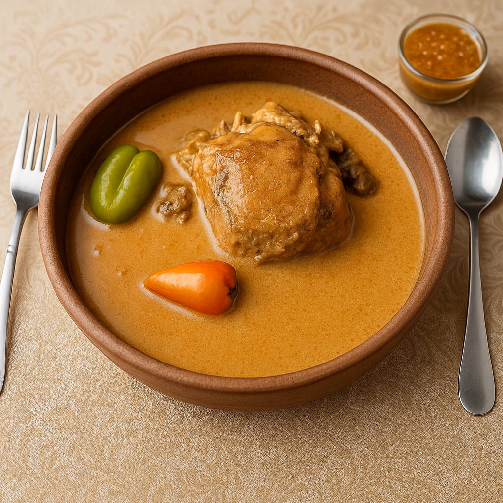 Sauce mafé & poulet