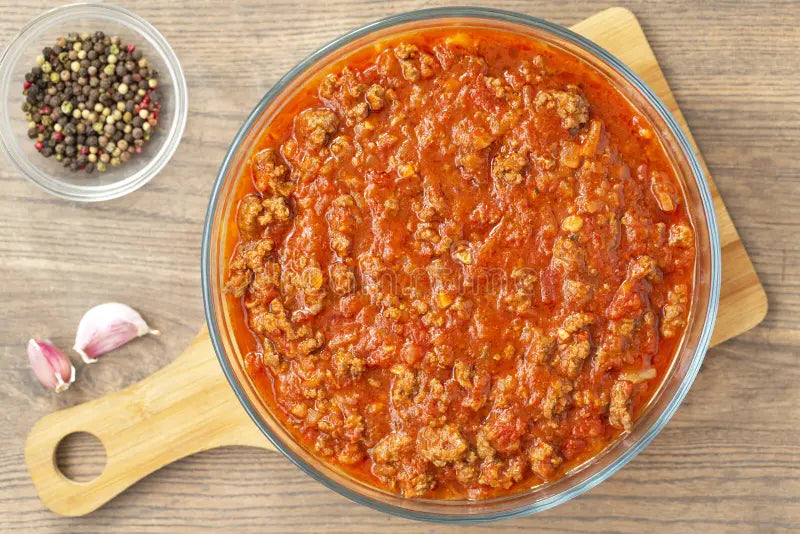 Sauce tomate à la viande hachée