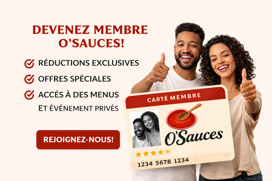 Carte Membre O’Sauces