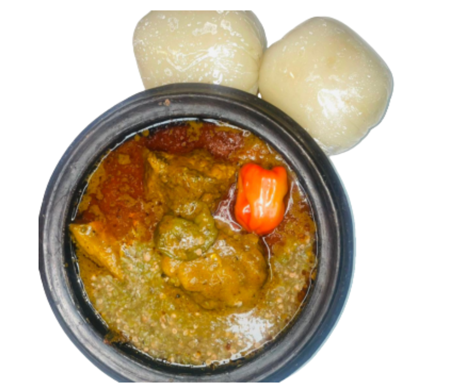 Sauce gombo(kopè) & placali