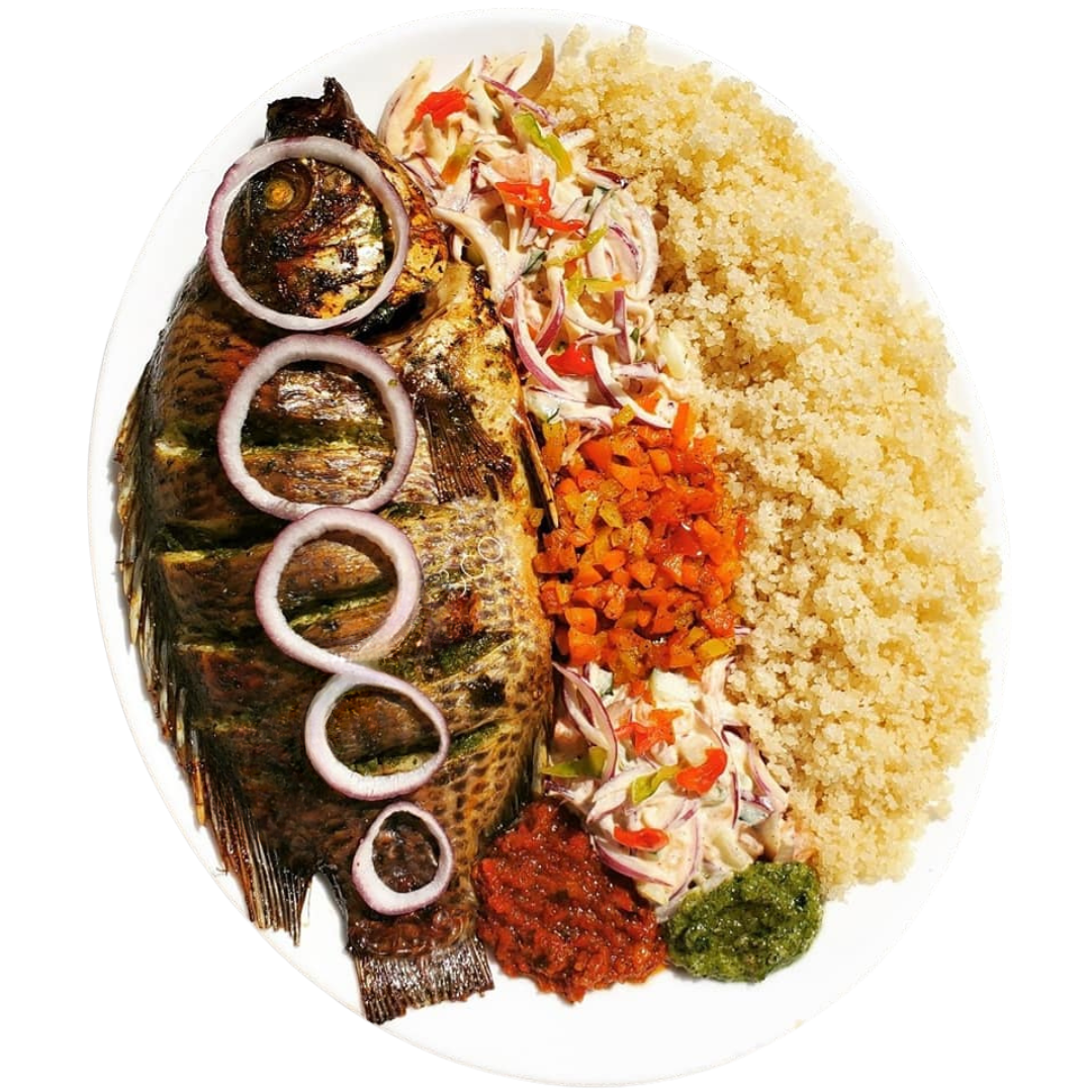 Attiéké & Poisson frit