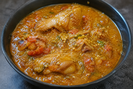 Sauce Aubergine au poulet – 1 L