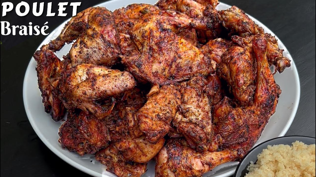 Poulet braisé entier
